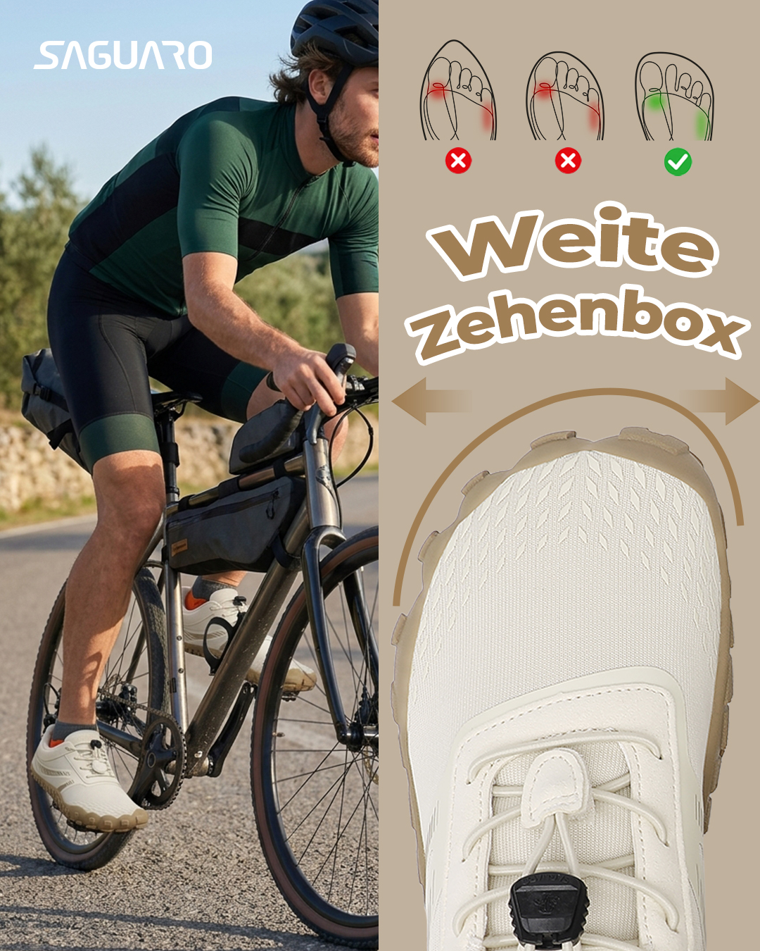 Saguaro De Facebook ad: Barfußschuhe für den ganzen Tag, leicht & natürlich