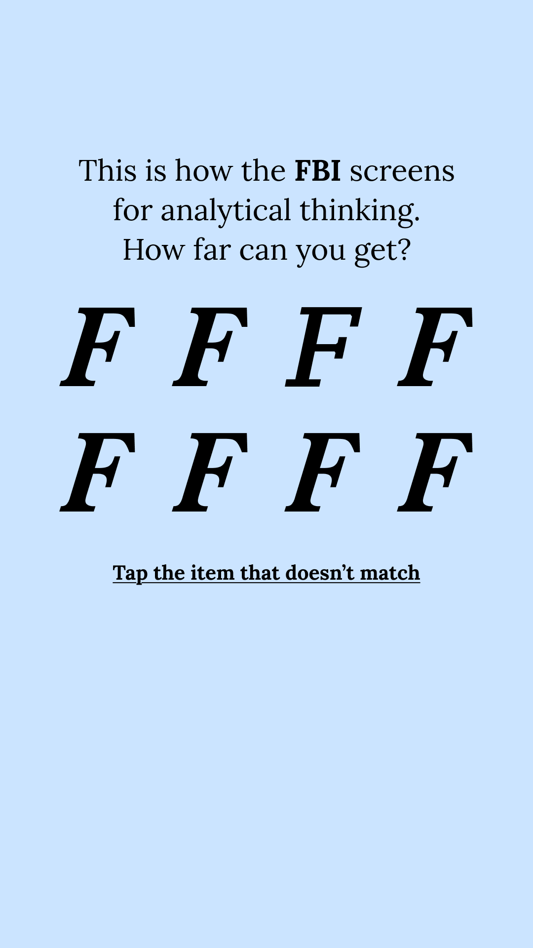 Brain Health Check Facebook ad