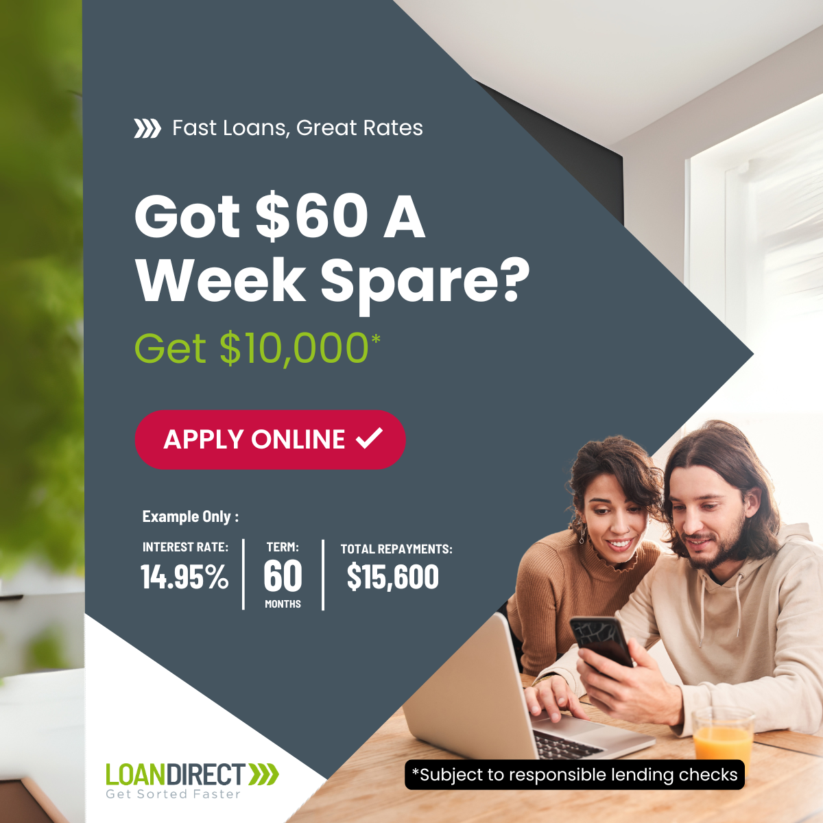LoanDirect.co.nz Facebook ad
