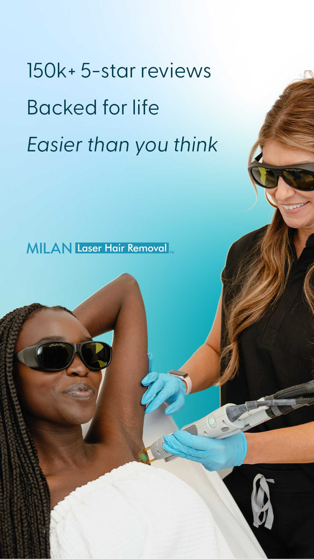 Milan Laser Hair Removal Facebook ad