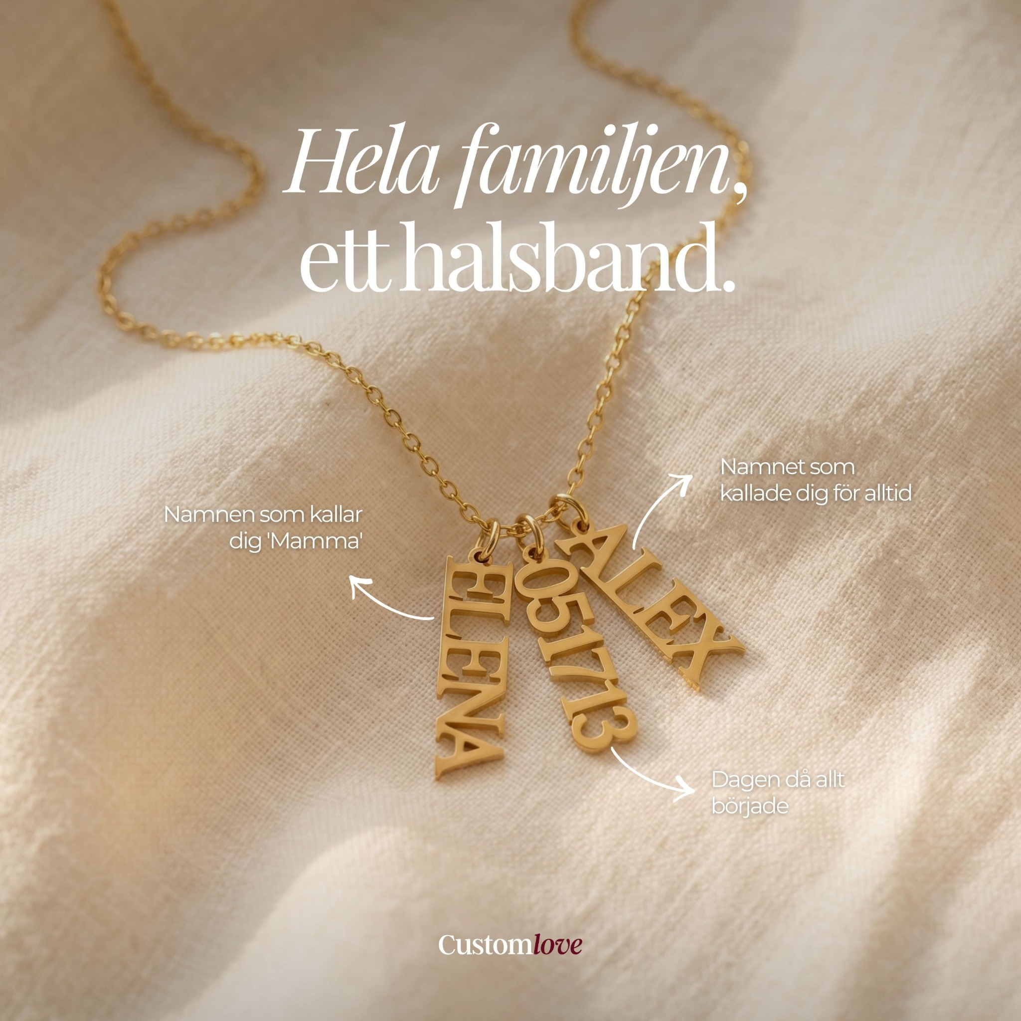 CustomLove Shop Facebook ad: Hon kommer fortfarande ha det här om 20 år