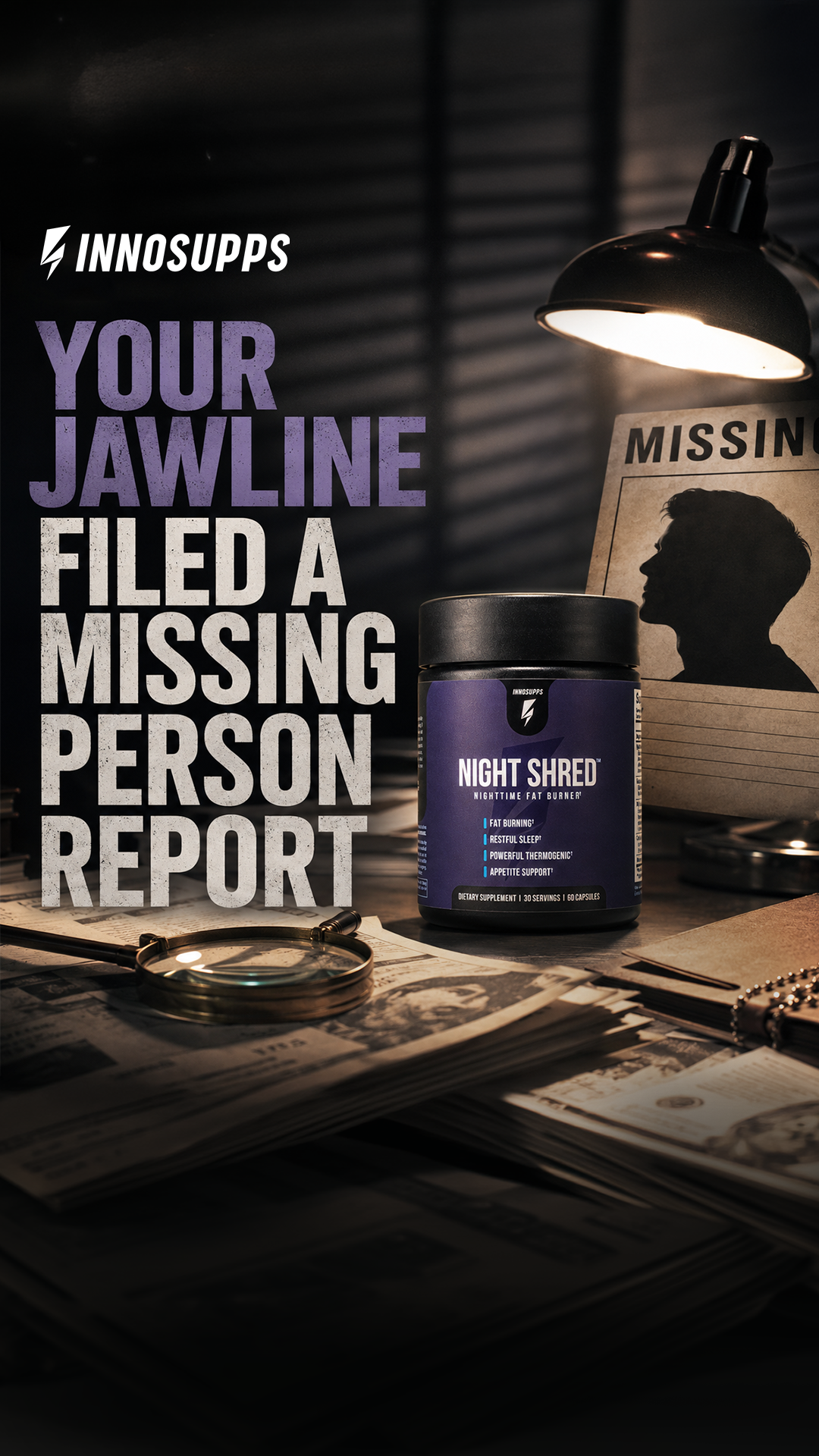 Inno Supps Night Shred Facebook ad