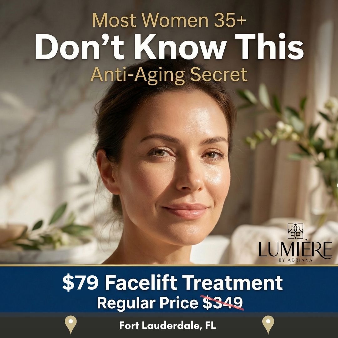 Forever Young Facebook ad: Fort Lauderdale’s $79 Face & Neck Lift