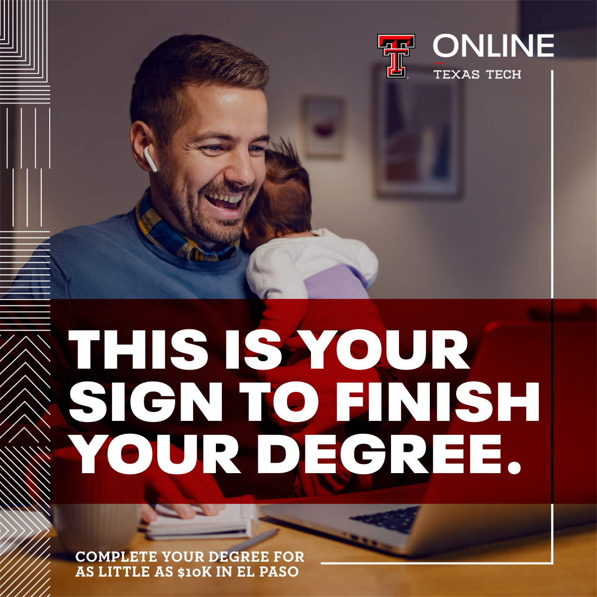 Texas Tech University Online Facebook ad