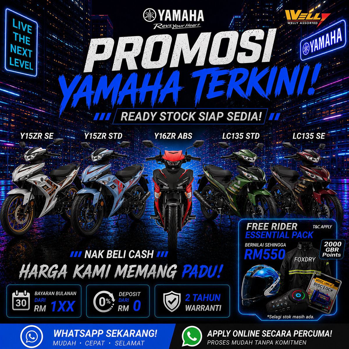 Welly Assorted Motor Rawang Facebook ad