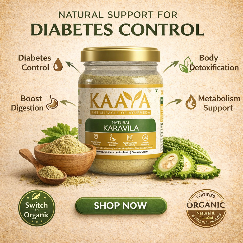 Kaaya Ayurveda Facebook ad: Reverse Diabetes Naturally with Kaaya Karavila Powder