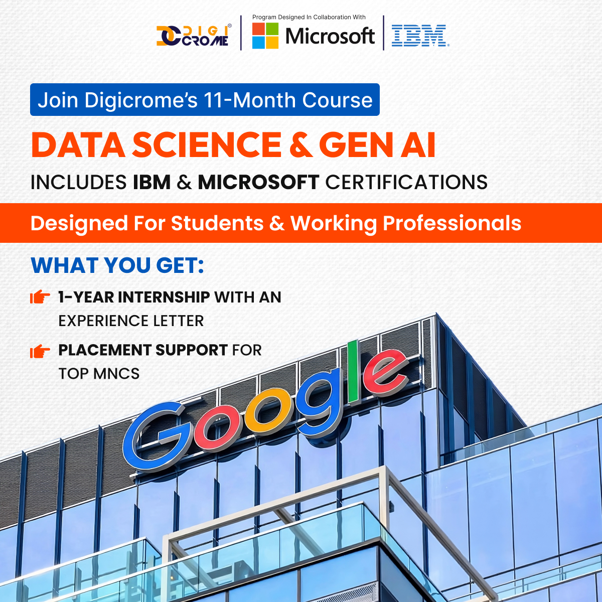 Digicrome - School of Data Science Facebook ad