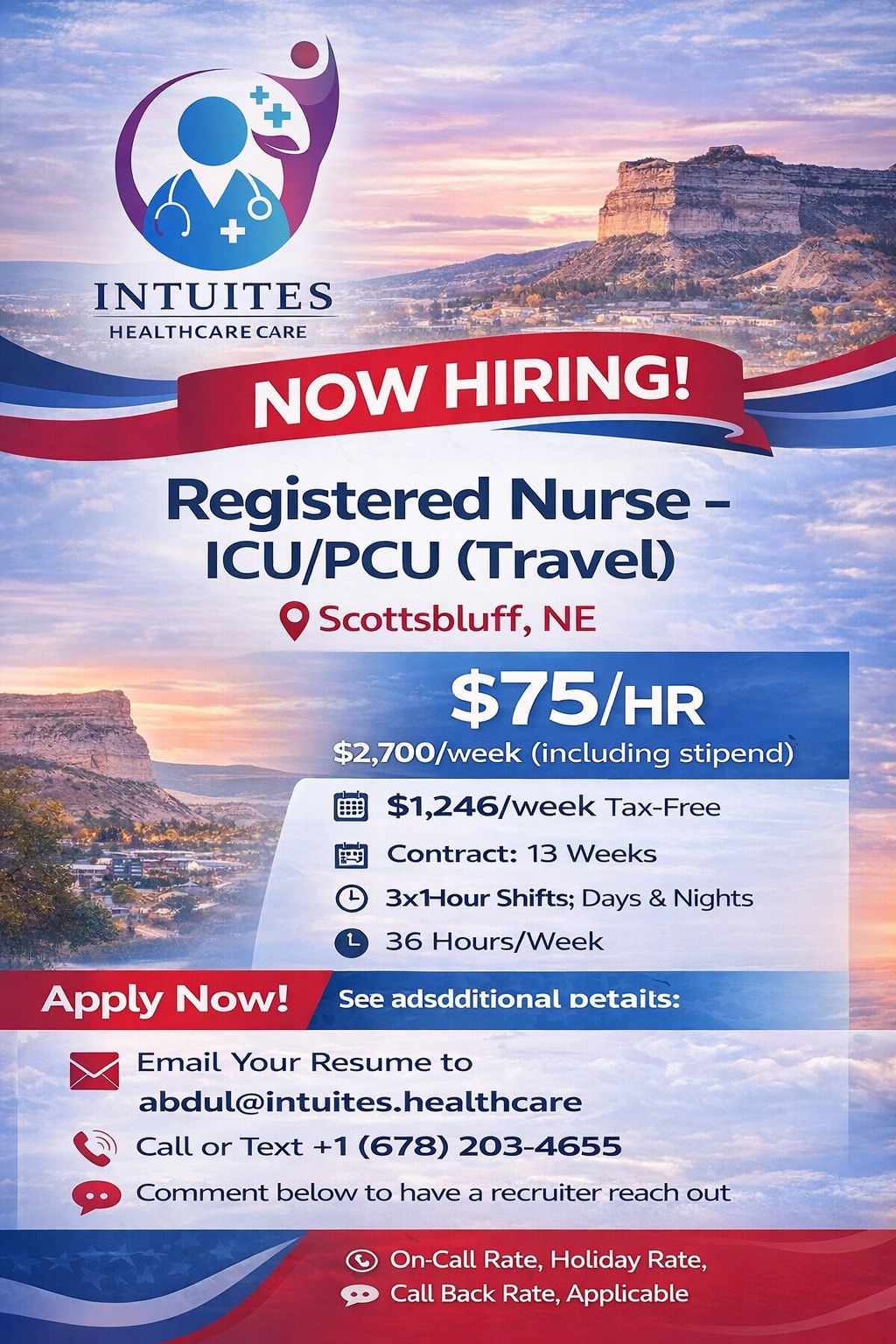 Intuites Healthcare Staffing Facebook ad