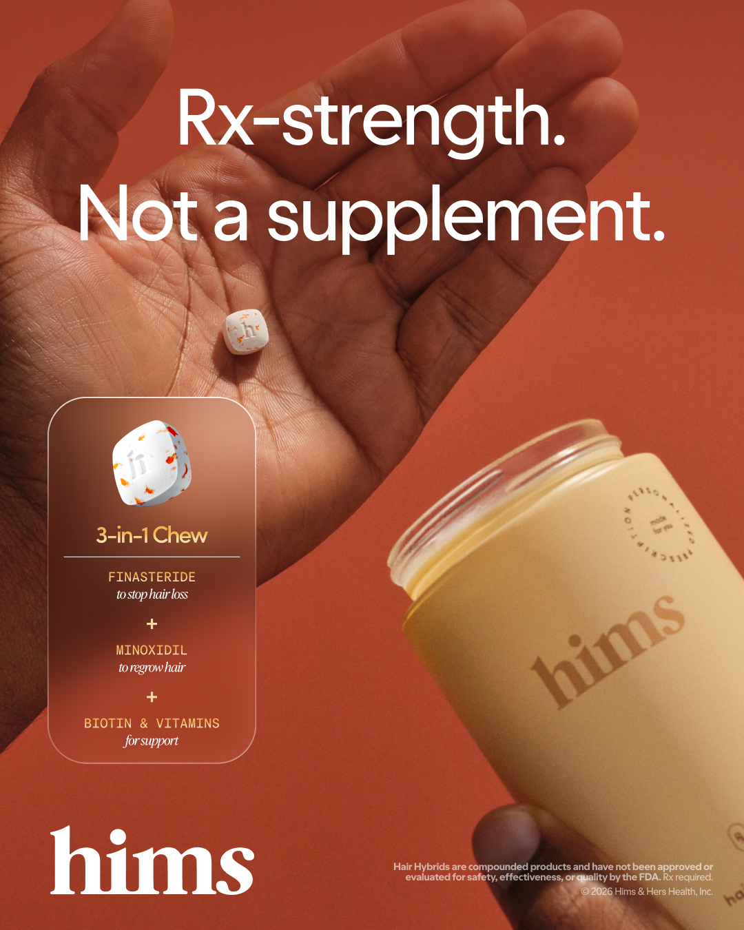 hims Facebook ad: Get Started Today