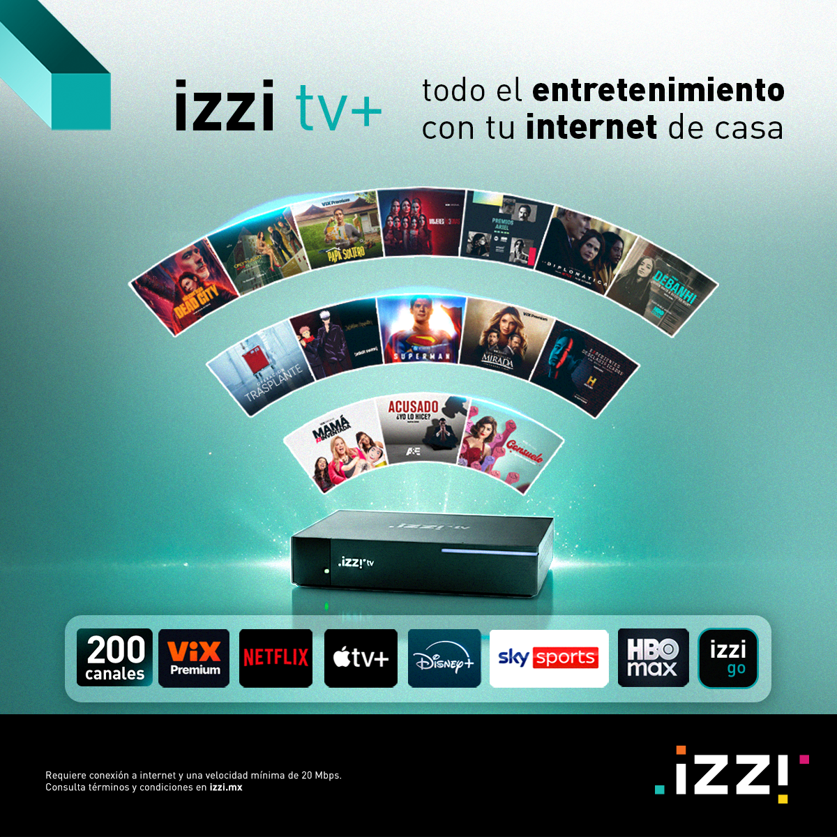 izzi telecom Facebook ad