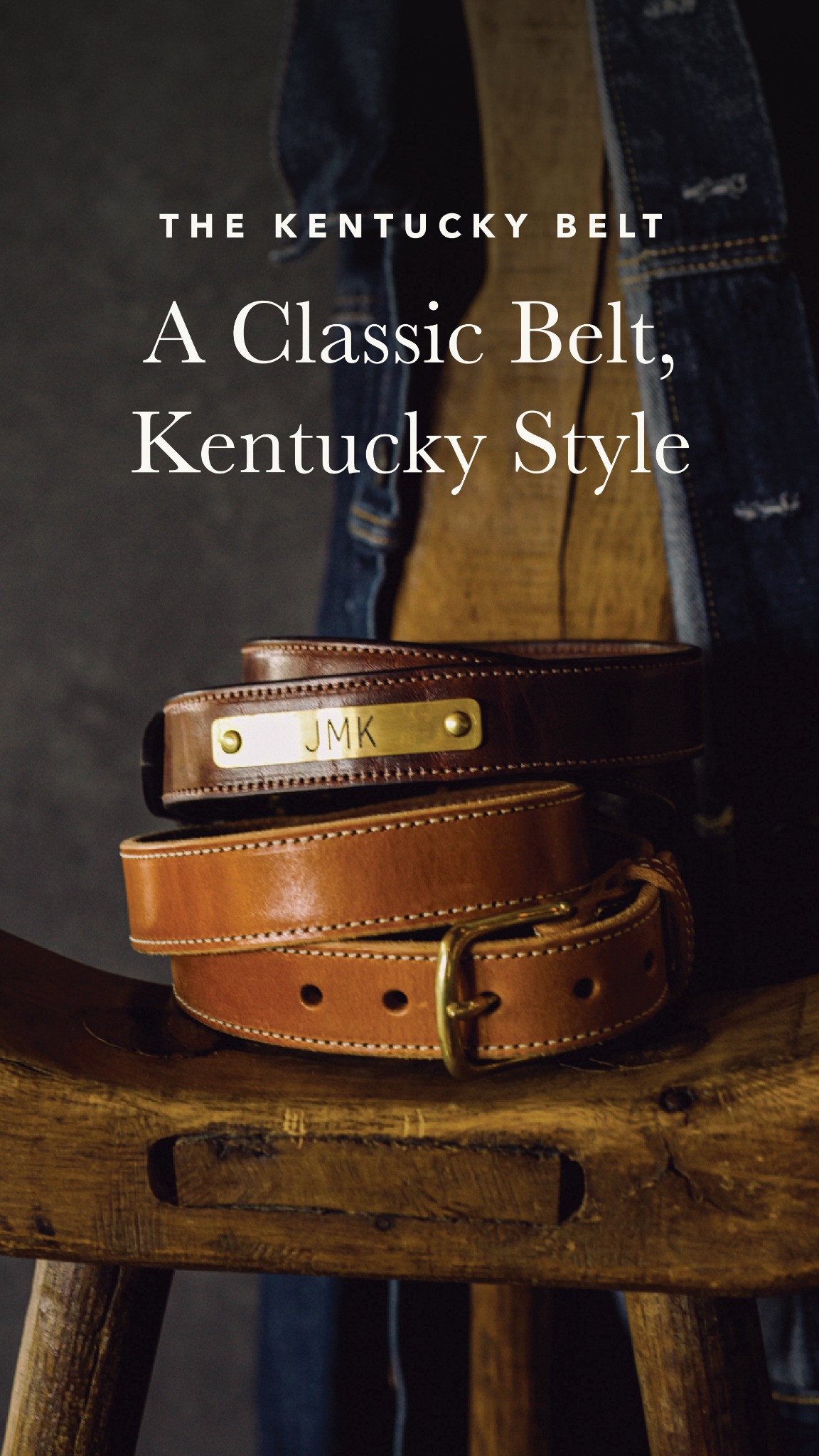 Clayton & Crume Facebook ad: The Original Kentucky Belt