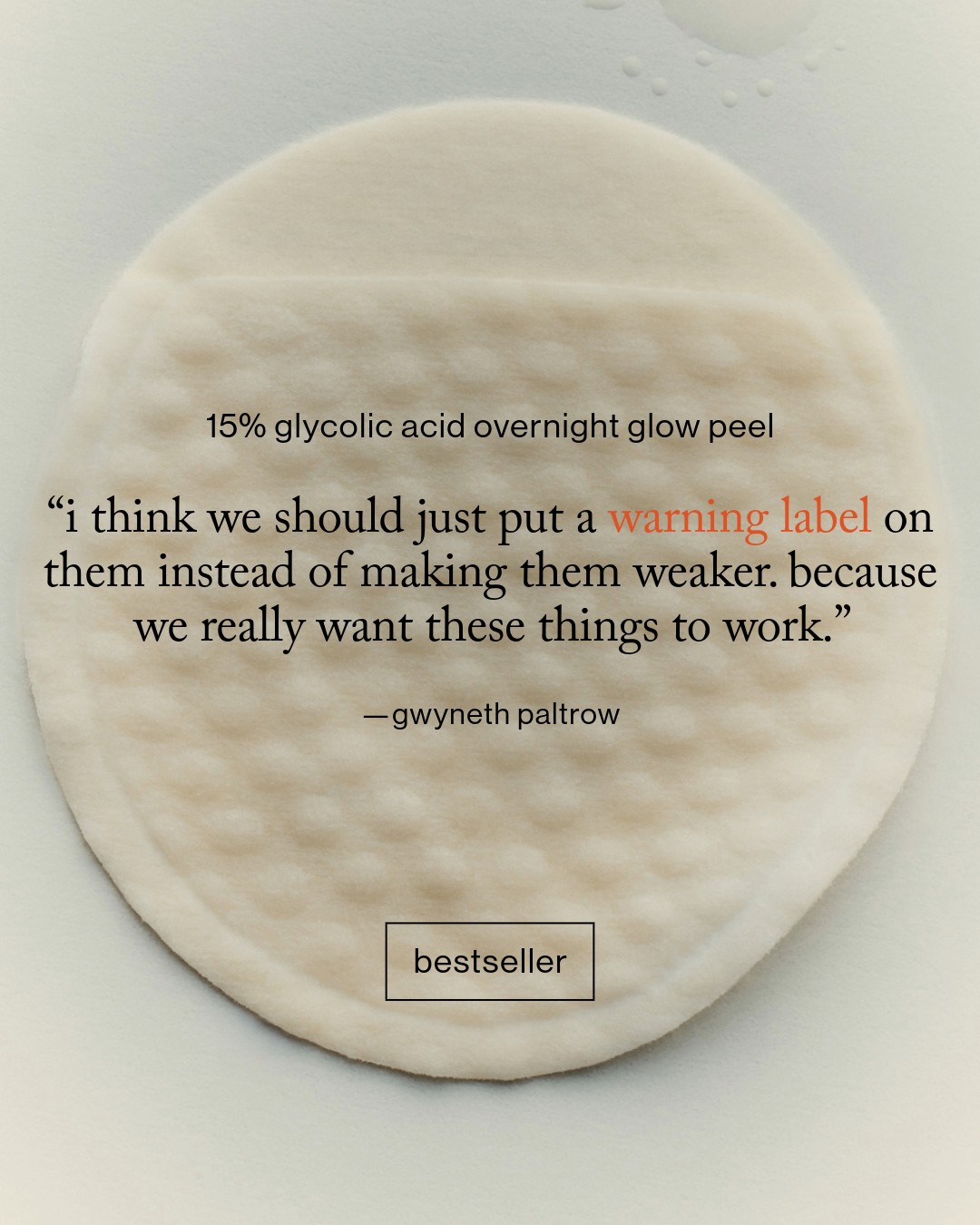 goop Facebook ad