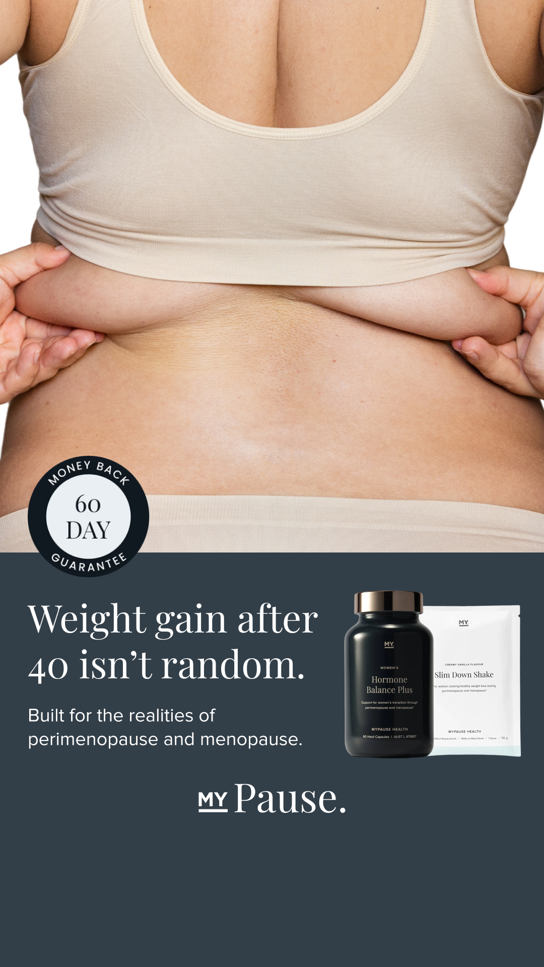 MyPause Health Facebook ad