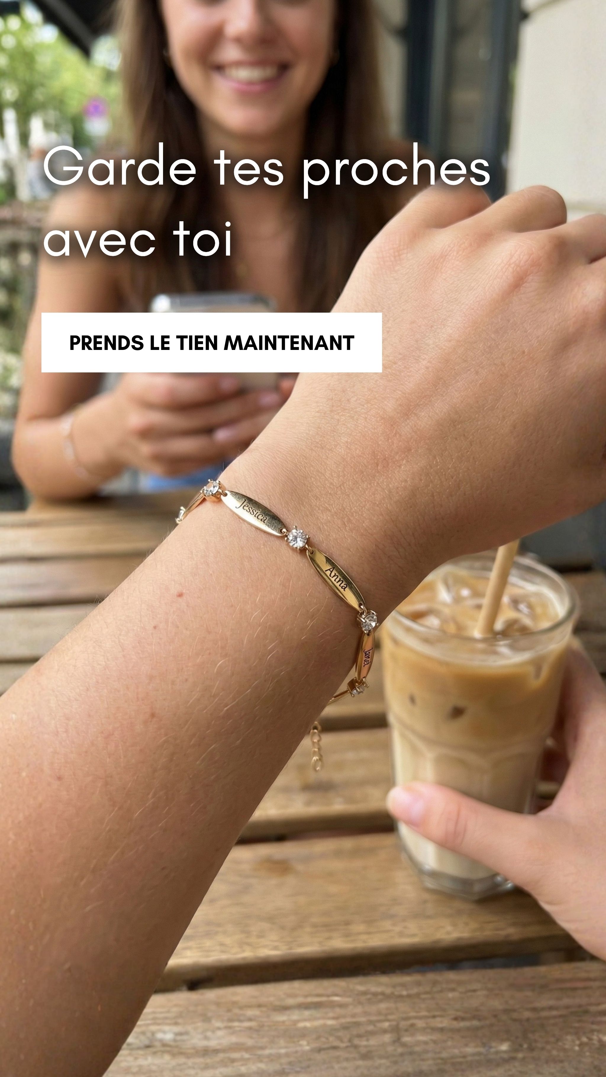 Stanbarry Bijoux Facebook ad: Un bracelet gravé, un souvenir éternel