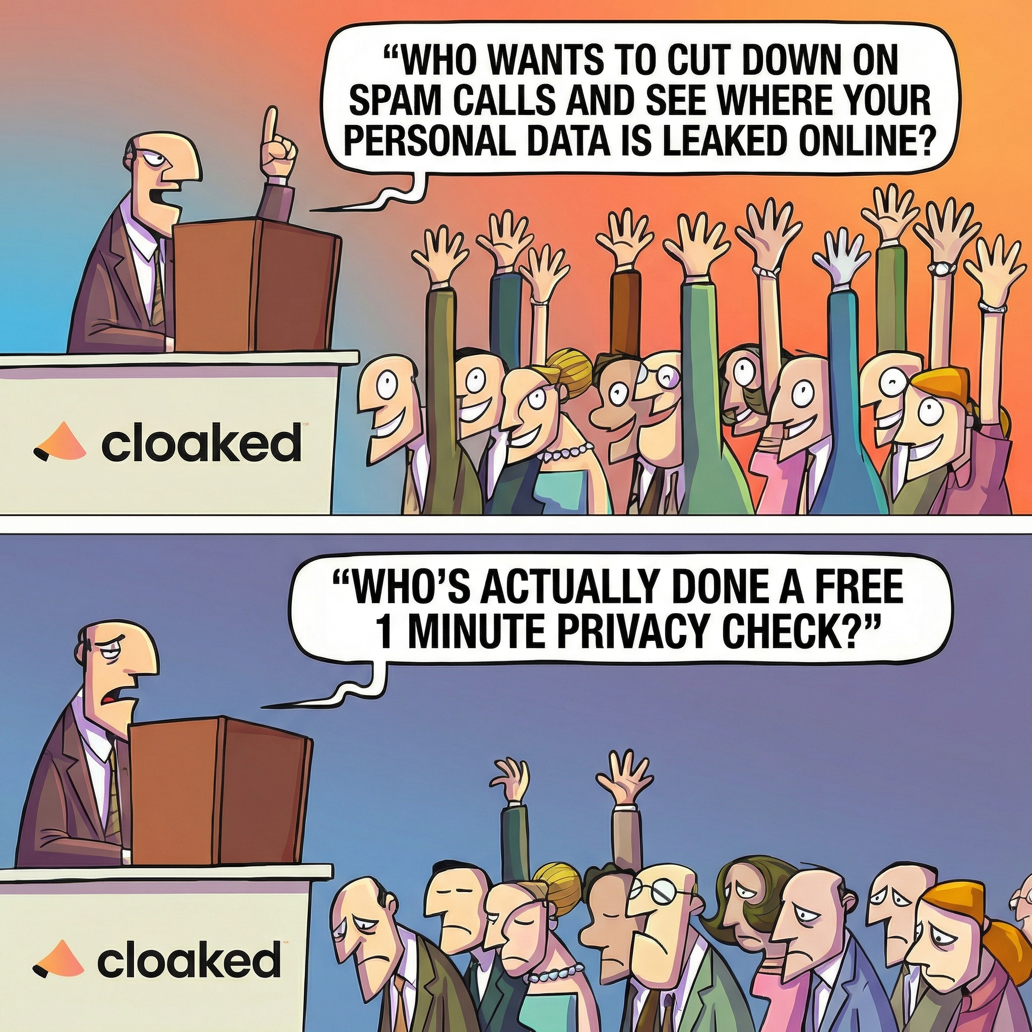 Cloaked Inc. Facebook ad