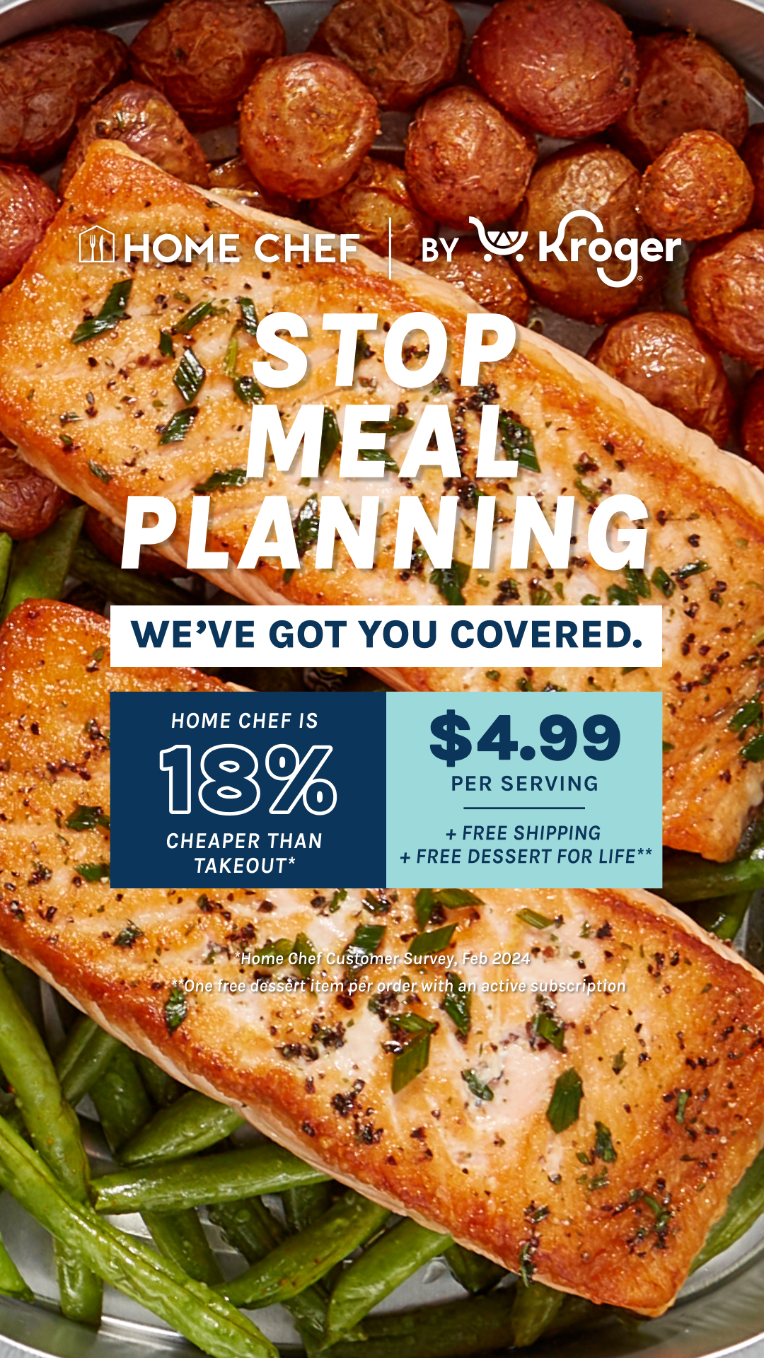 Home Chef Facebook ad