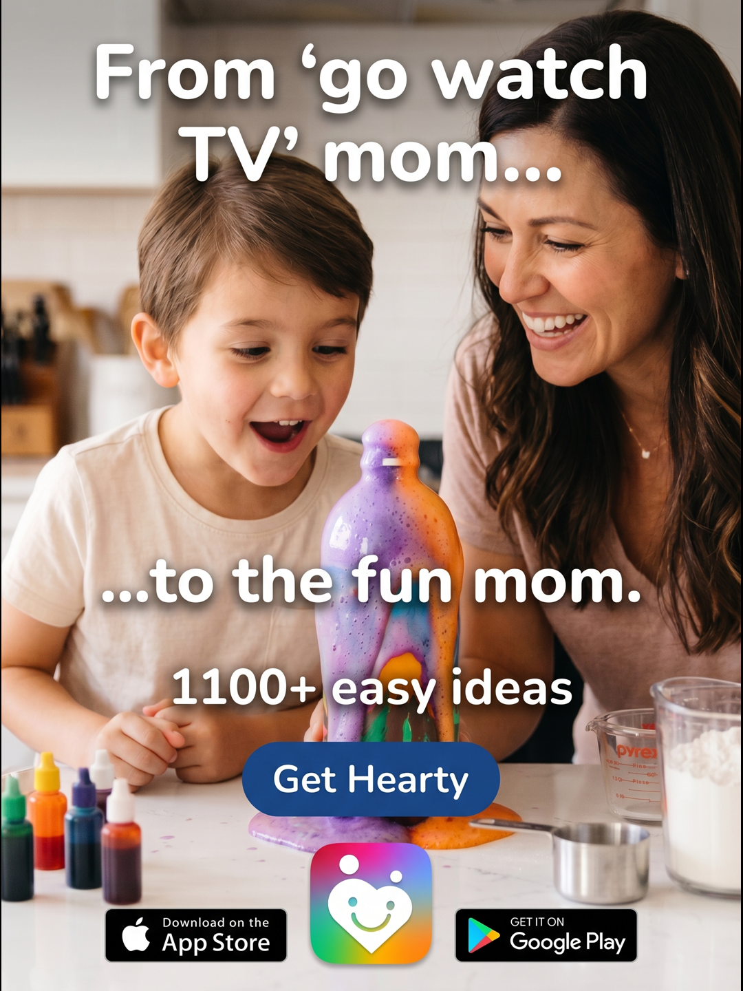 Hearty App Facebook ad