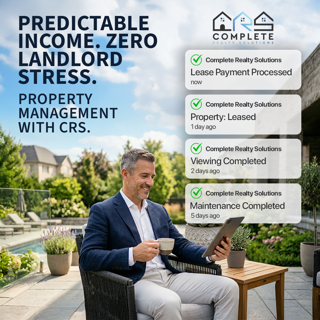 Complete Realty Solutions Facebook ad: Work with CRS