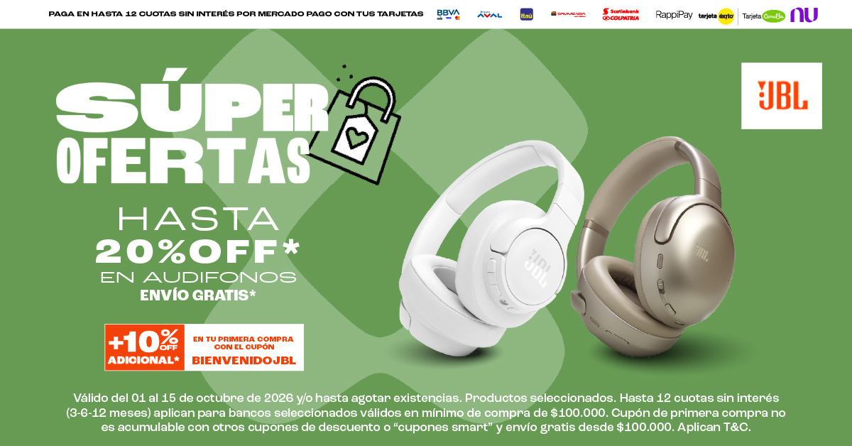 JBL Colombia Facebook ad: Envío gratis