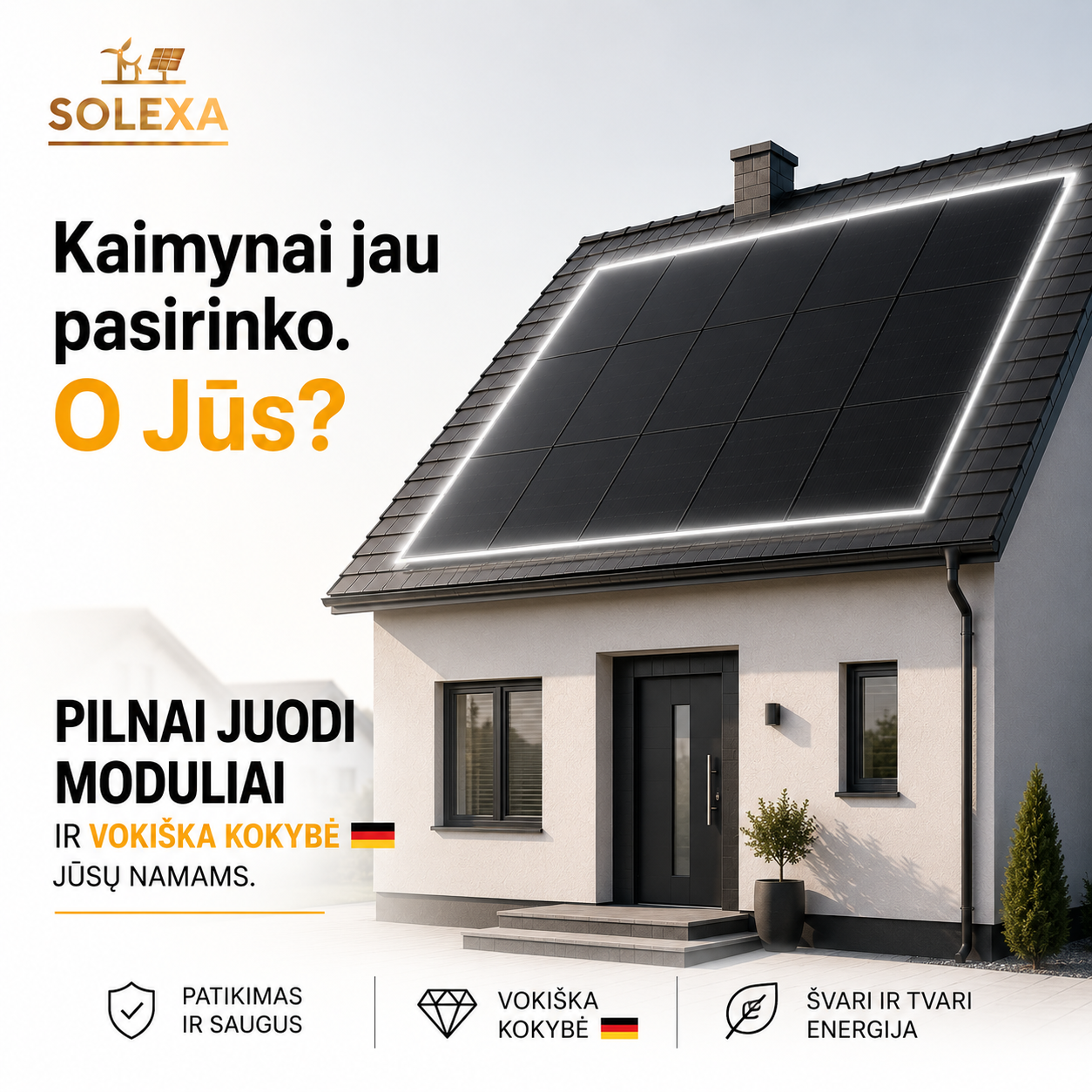 Solexa.lt Facebook ad: Kaimynai jau pasirinko. O Jūs?