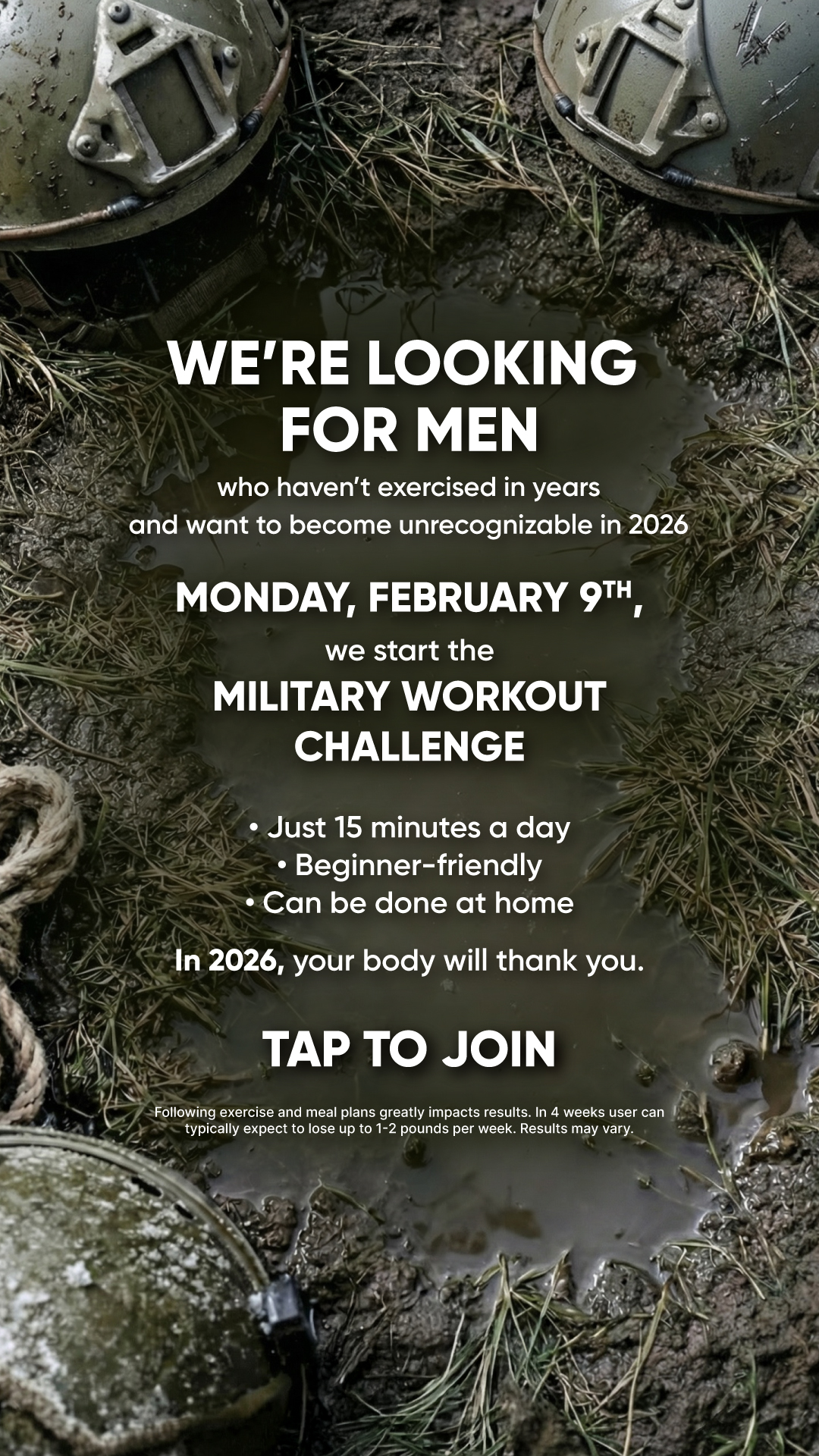 BetterMe Men Facebook ad