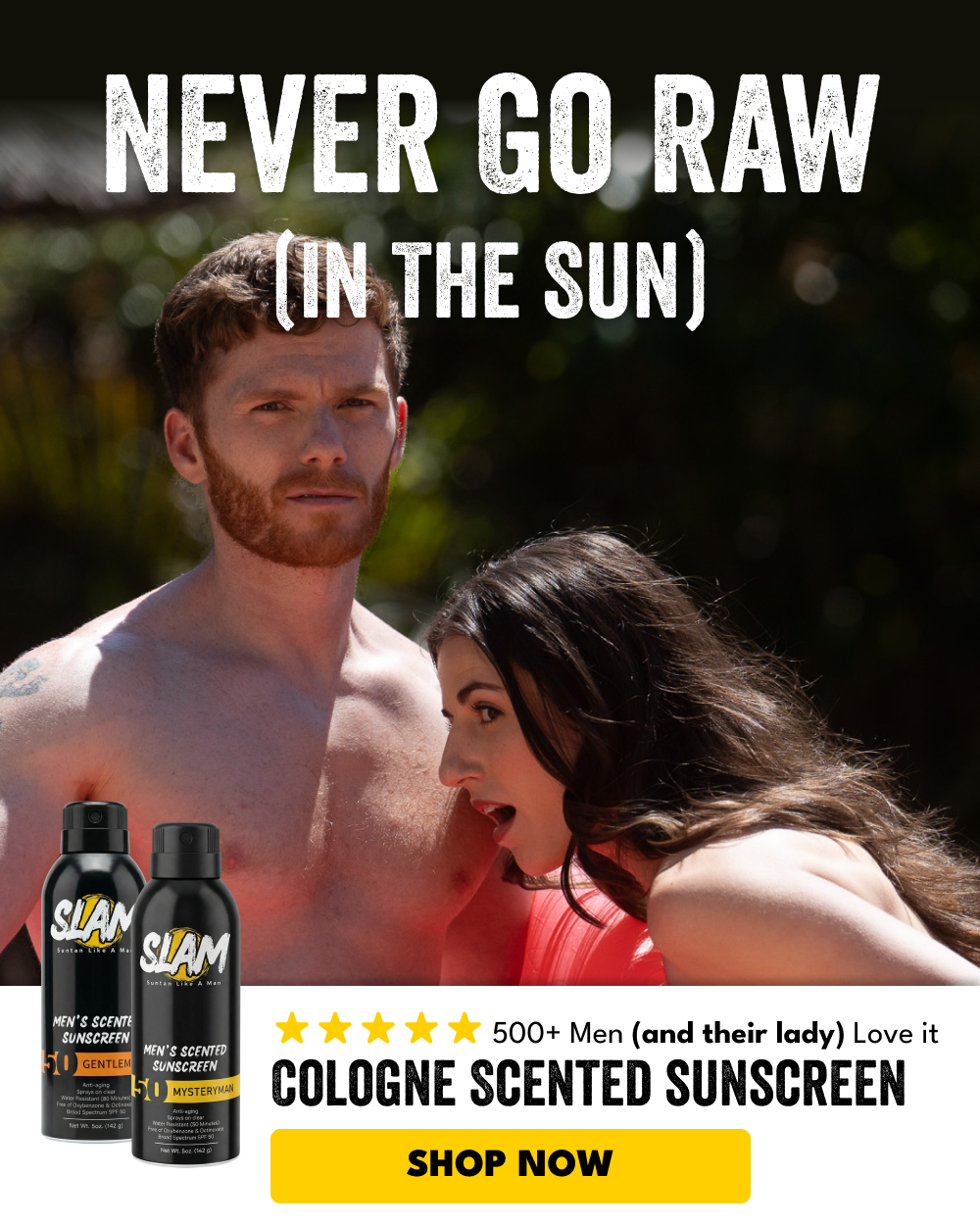 Slam Lotion  Facebook ad