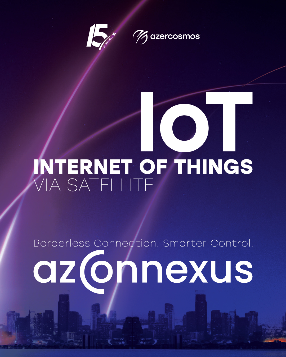 Azercosmos Facebook ad: The Internet of Things (IoT) connects the physical…