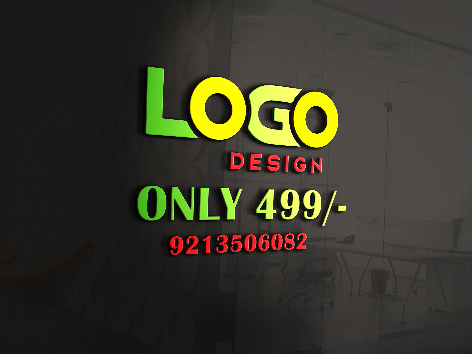 Logo maker2022 Facebook ad: 100% satisfaction at 499/- hurry now