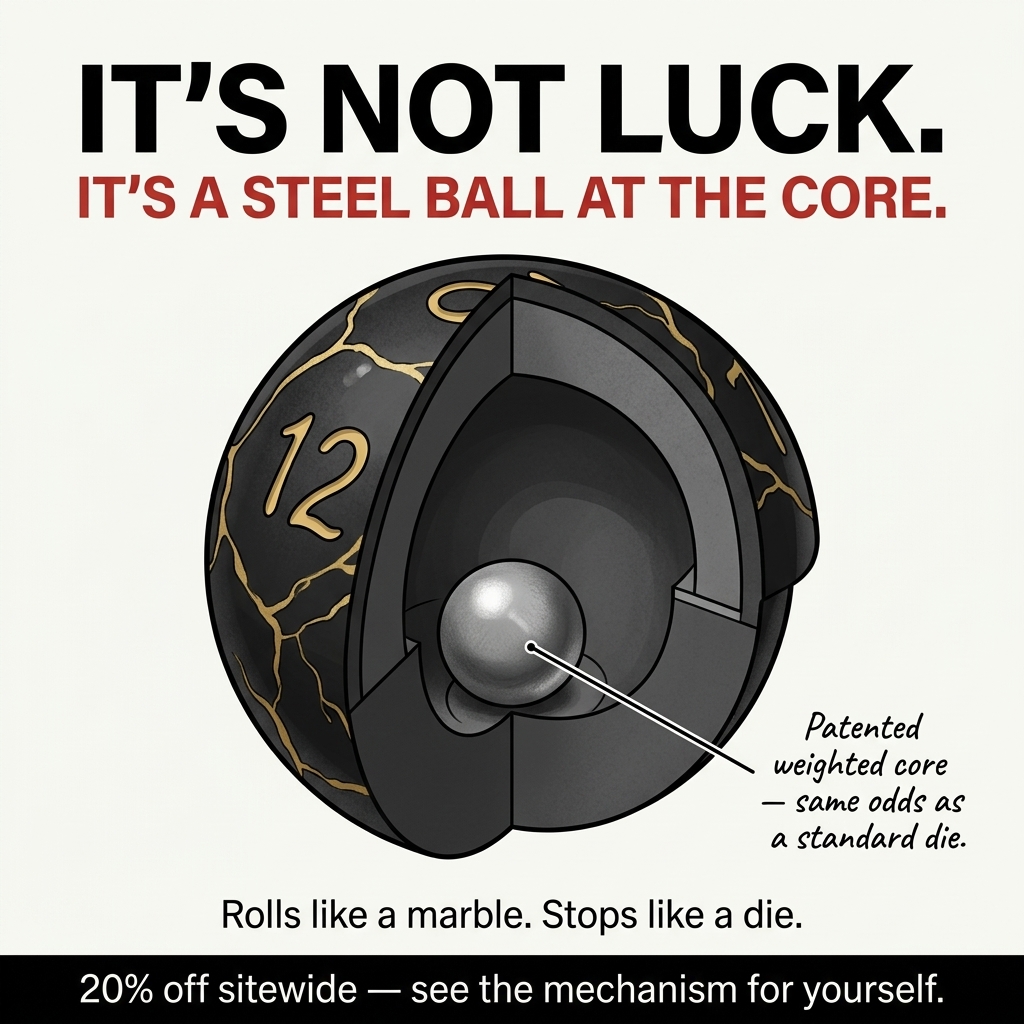 Orbidice Facebook ad: Dice collectors going wild for this