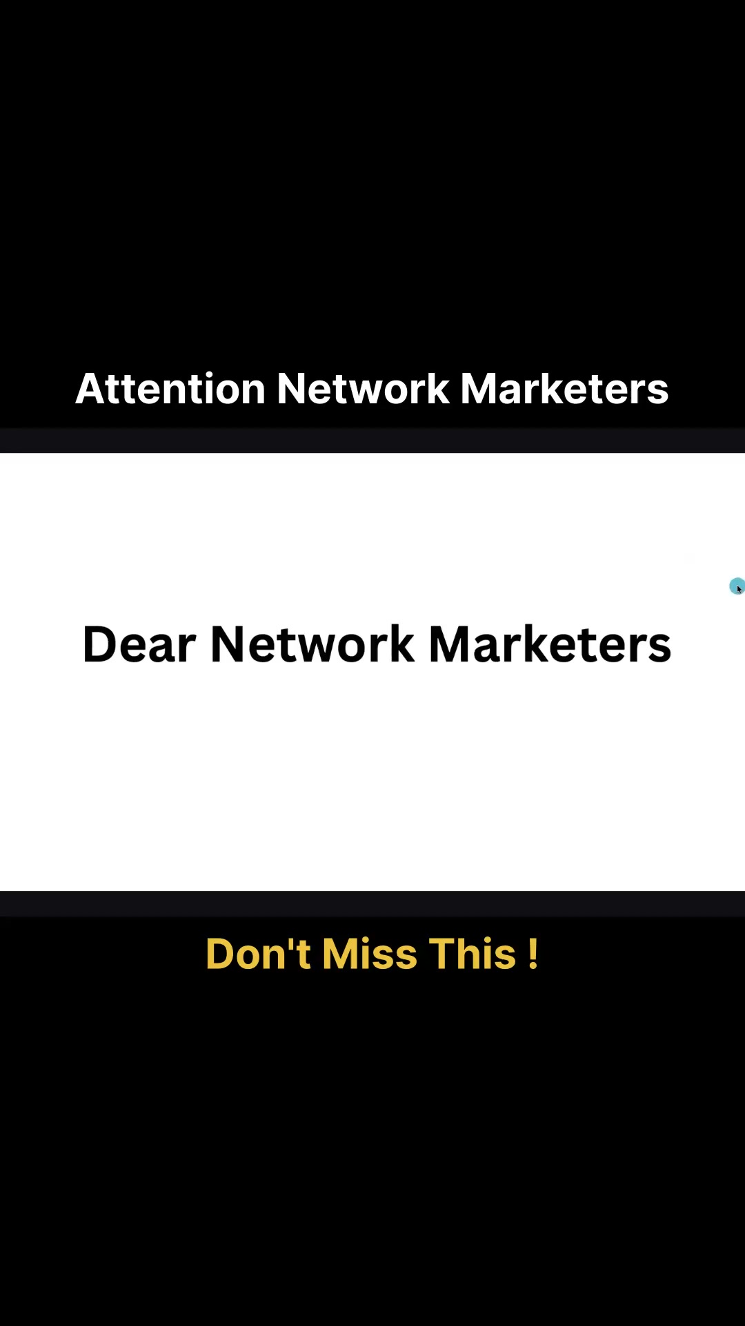 Online Business Automation Facebook ad: Lead Generation Training for Existing Network Marketers