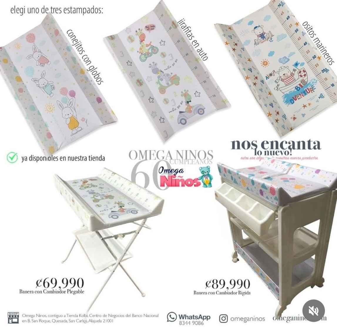 Omega Niños Facebook ad from Mar 24, 2026