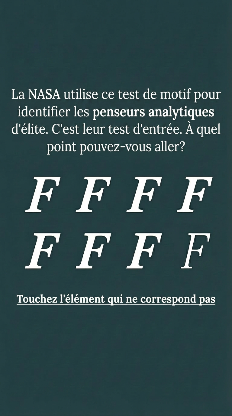 International IQ test Facebook ad