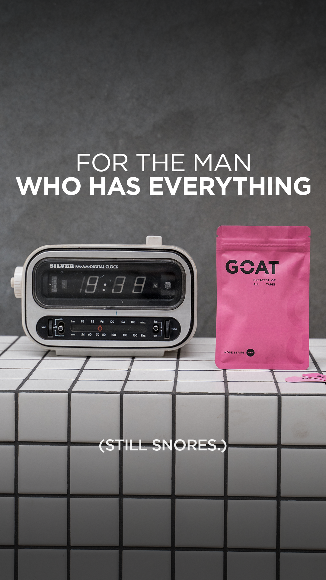 The GOAT  Facebook ad