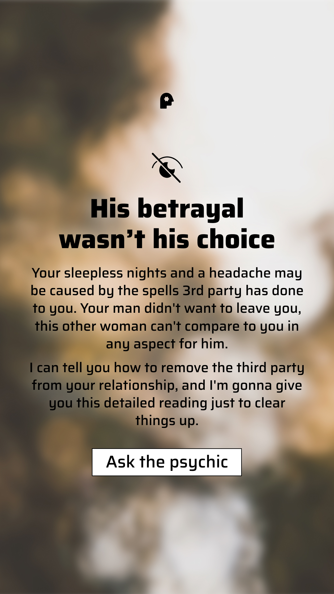 Your Relationship Advisor Facebook ad