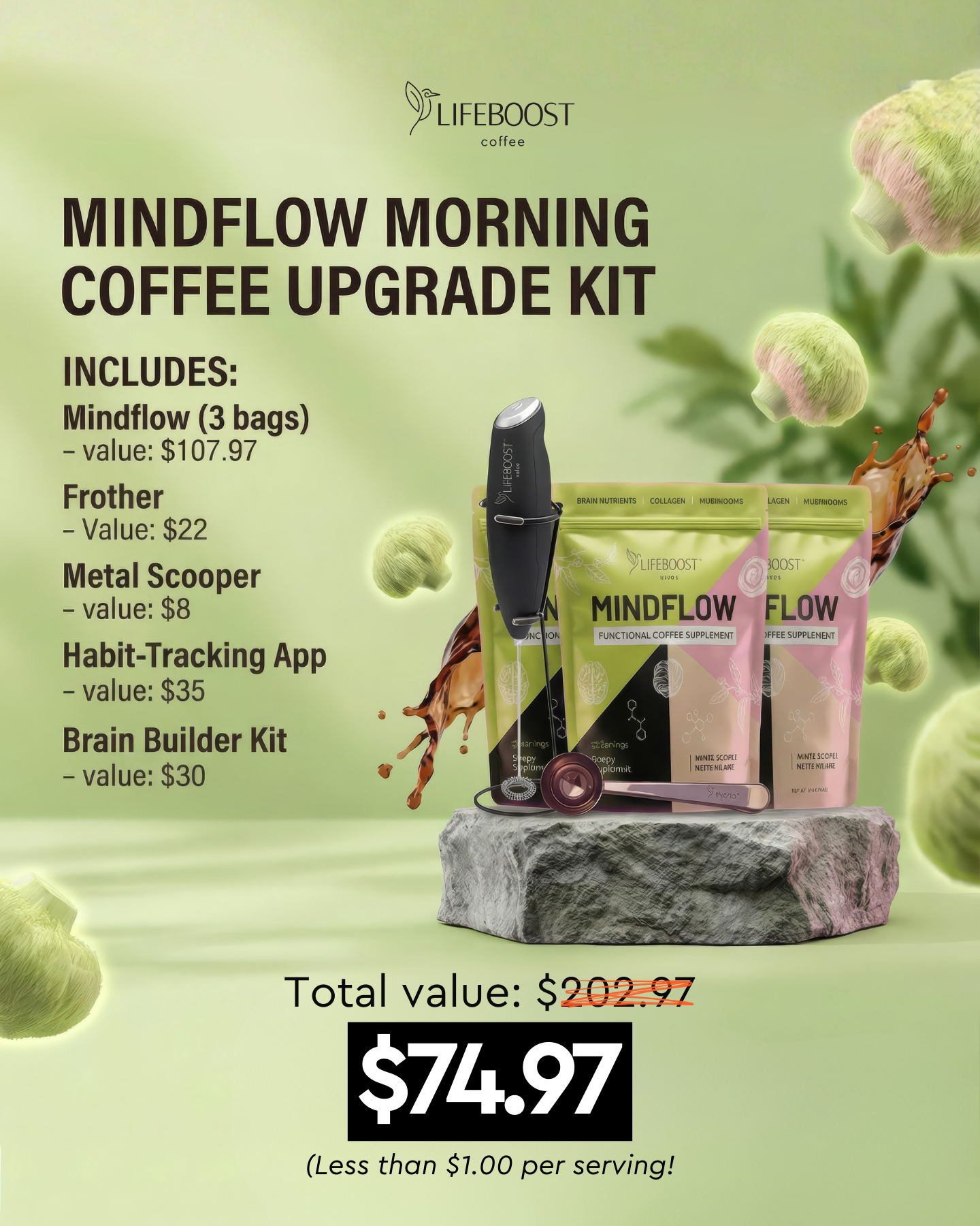 Lifeboost Coffee Facebook ad