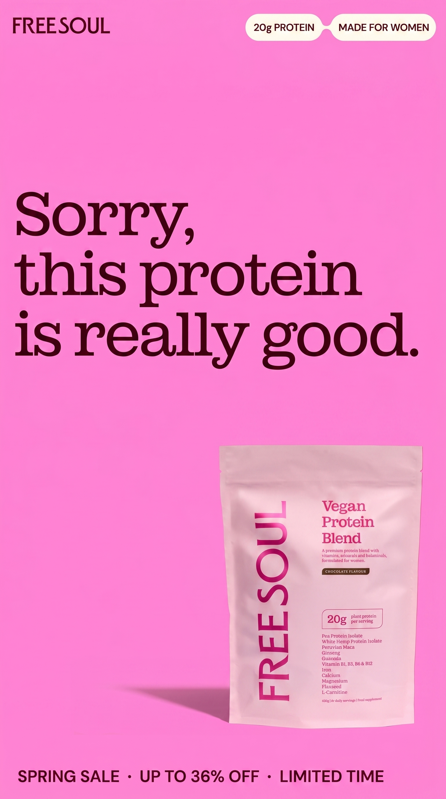 Free Soul Facebook ad