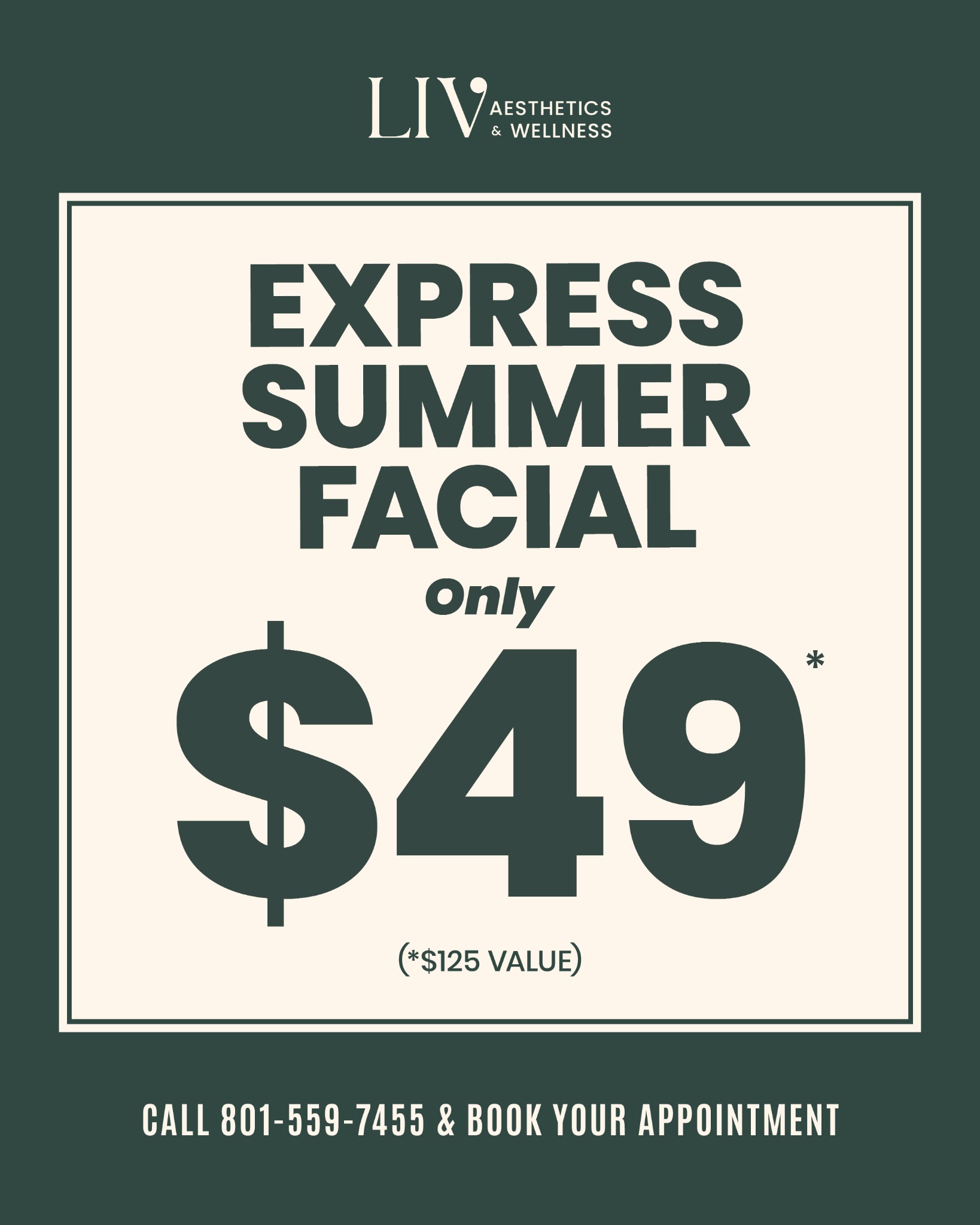 Liv Aesthetics Facebook ad