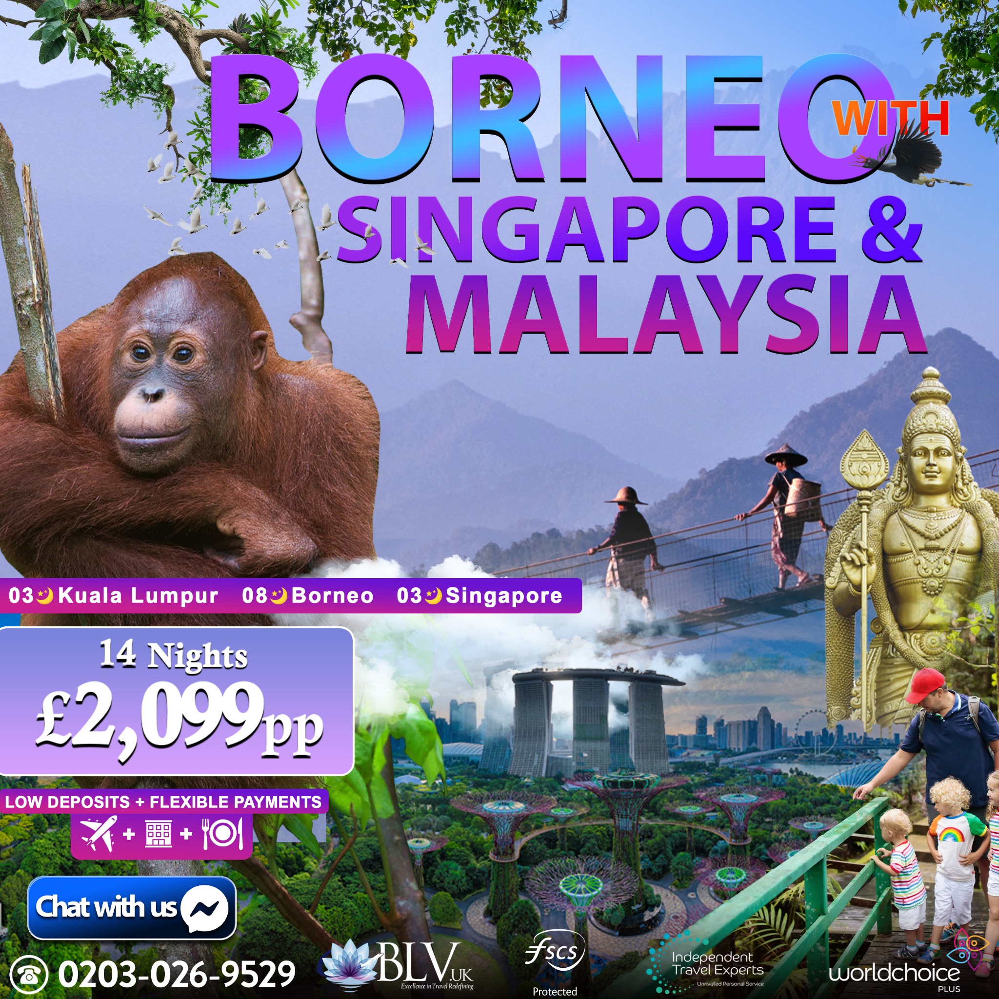 Blue Lotus Vacations UK Facebook ad