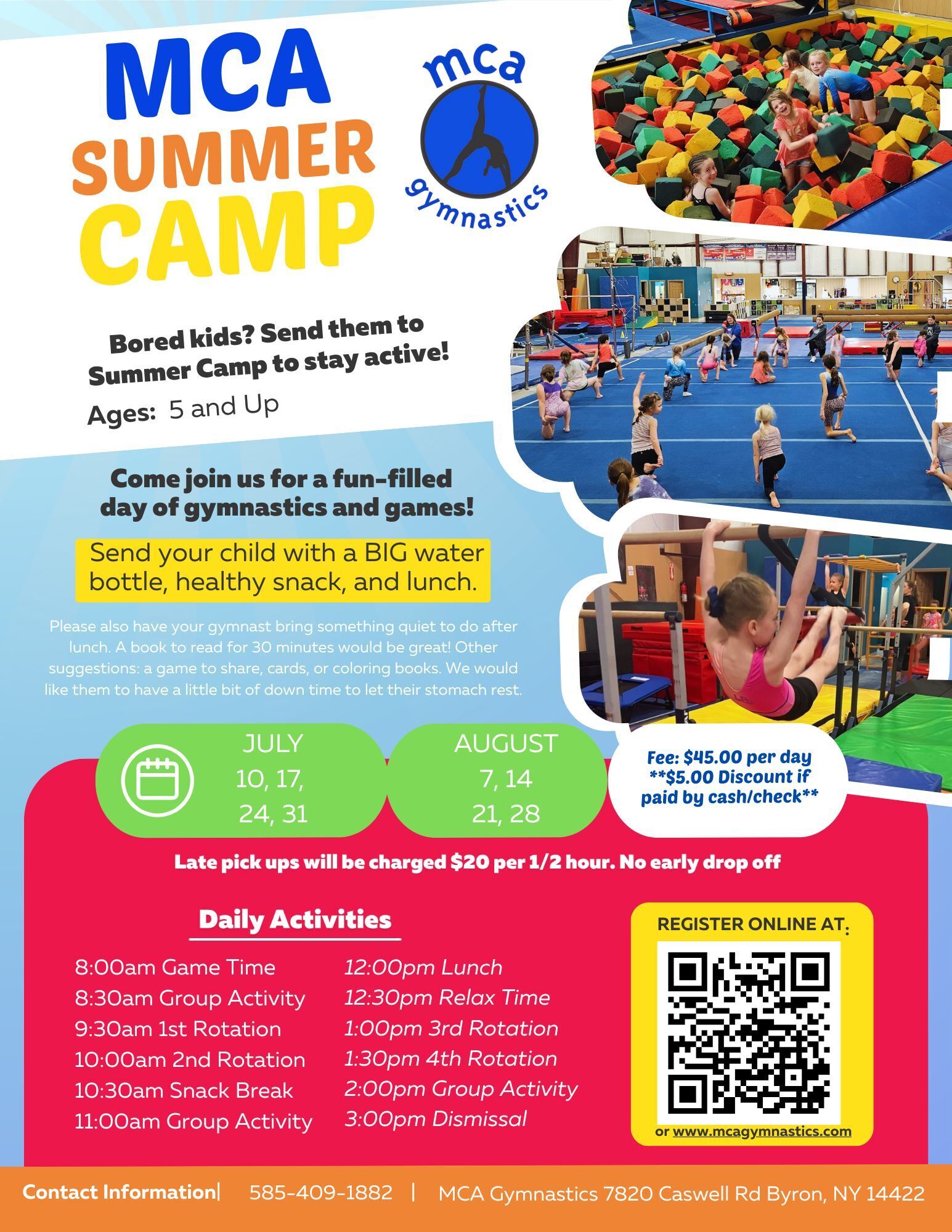 MCA Gymnastics Facebook ad: Looking for fun for your kids!