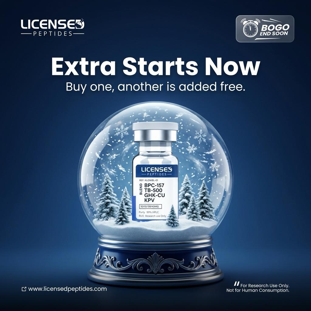 LicensedPeptides Facebook ad