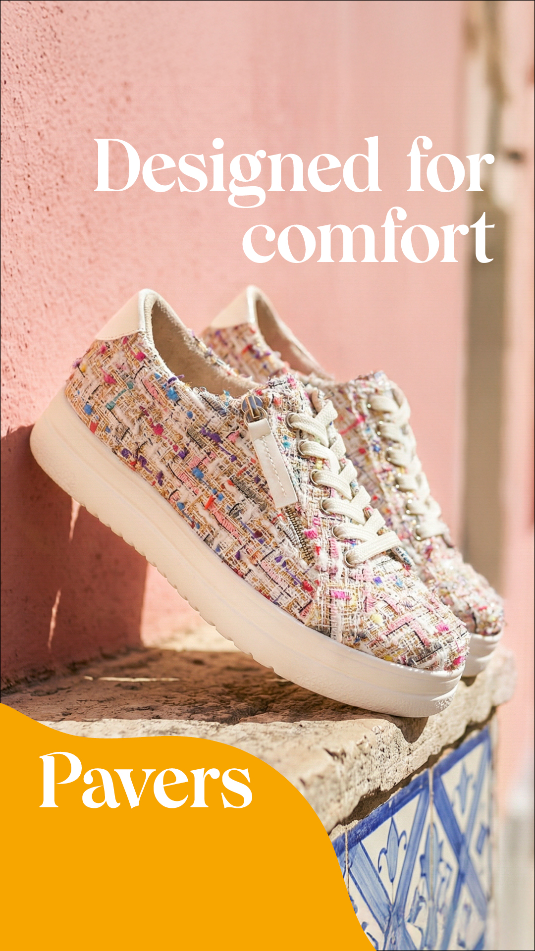 Pavers Shoes Facebook ad from Mar 12, 2026