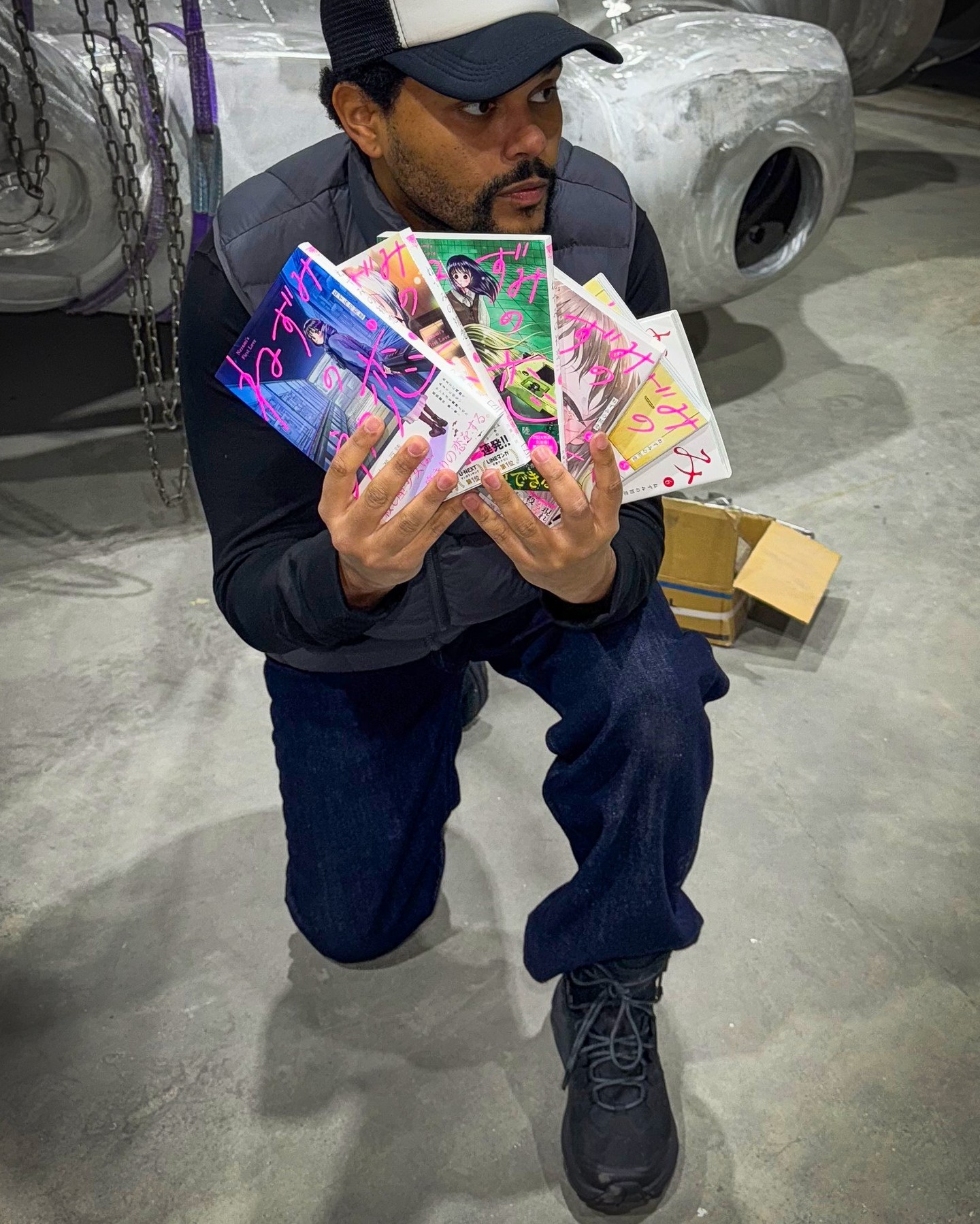 Kodansha US Facebook ad: You may have spotted international superstar @TheWeeknd…