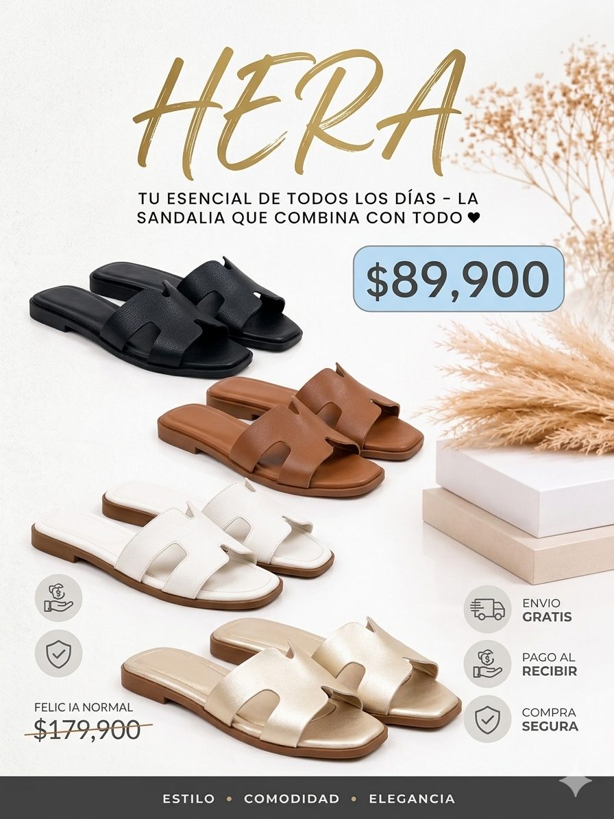 Zapateria manuelalopez Facebook ad: Diseño moderno y versátil