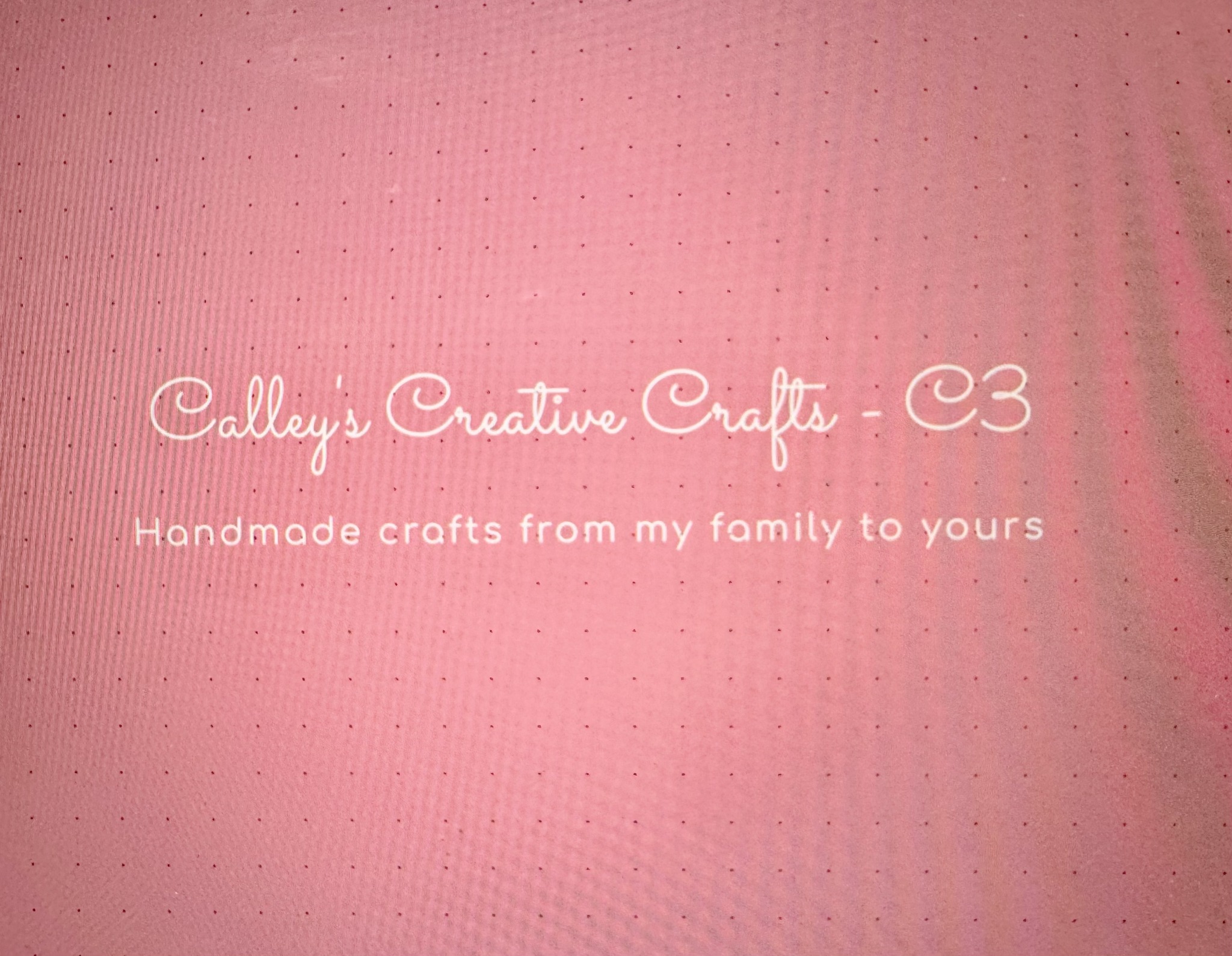 Calleys Creative Crafts Facebook ad: At Calleys Creative Crafts, we believe in the…