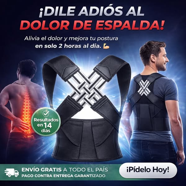 María González - GoShop Facebook ad: ¿Te levantás cada mañana con la espalda hecha…