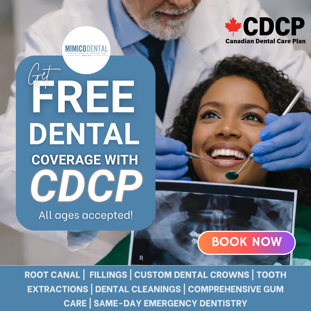 Mimico Dental Facebook ad from Feb 24, 2026