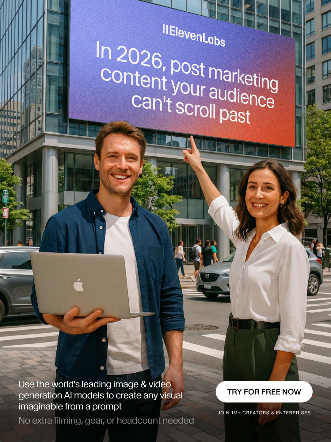 ElevenLabs Facebook ad