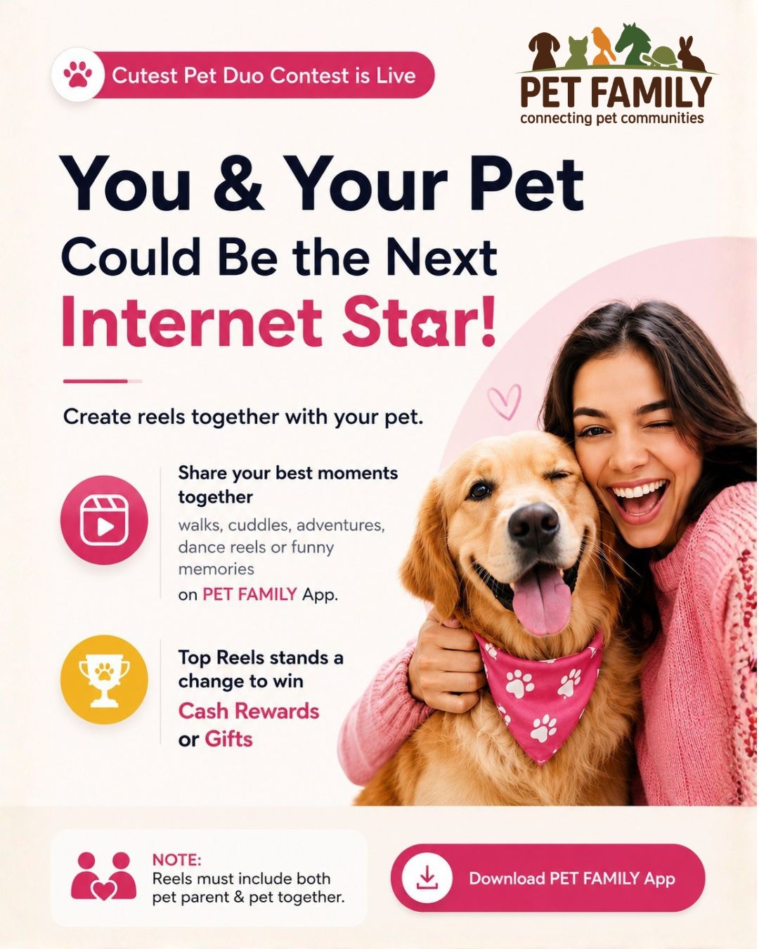 Pet Family Facebook ad
