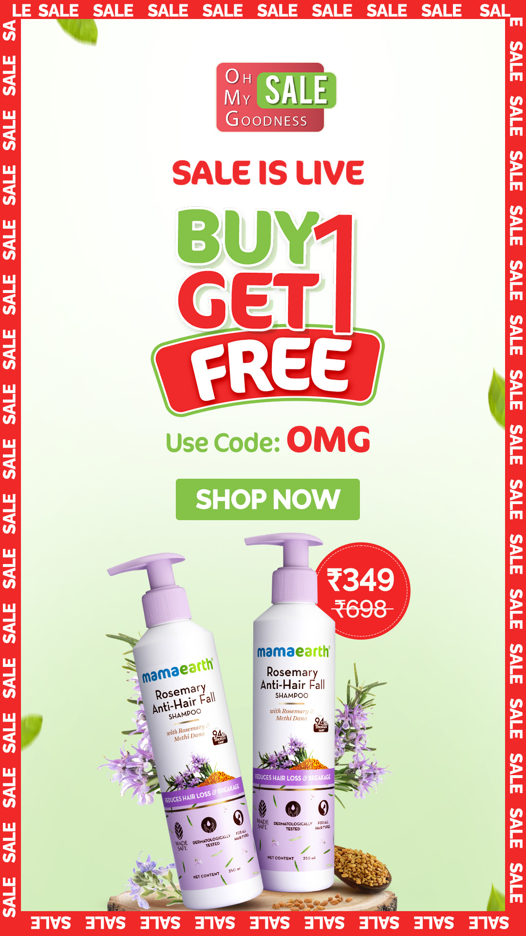 Mamaearth Facebook ad