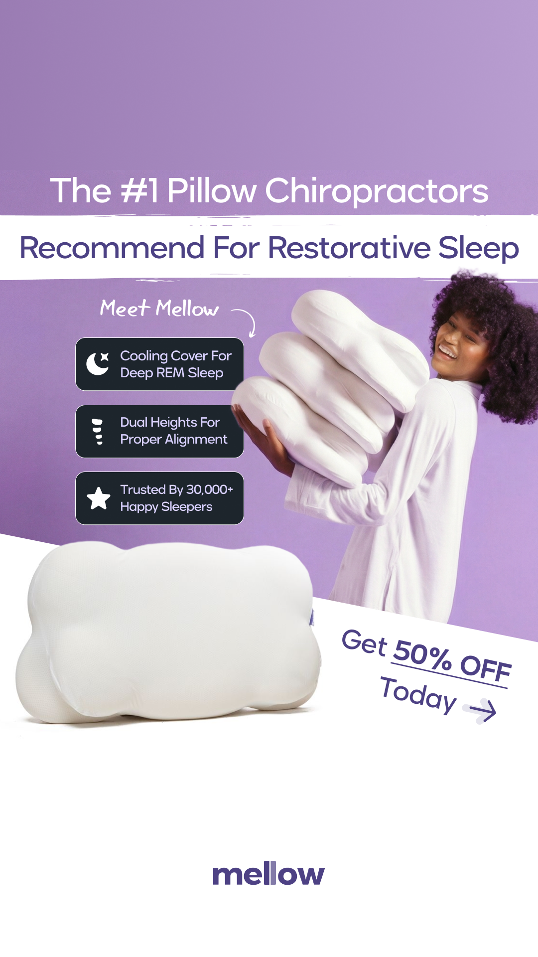 Mellow Sleep Facebook ad